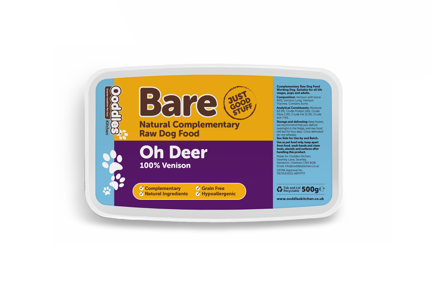 Oh Deer Venison 500g